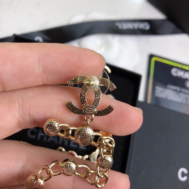 Ch*el earrings